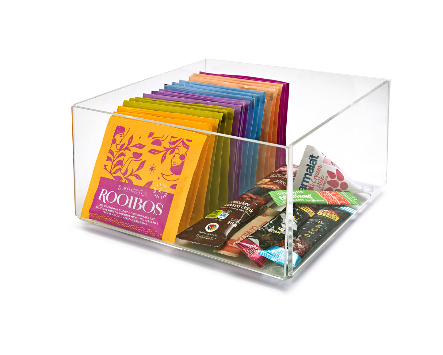 Clear Perspex Tea Box
