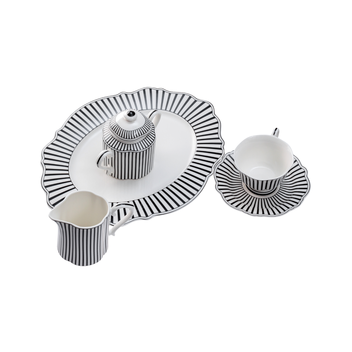 Pemberley Stripe Teapot