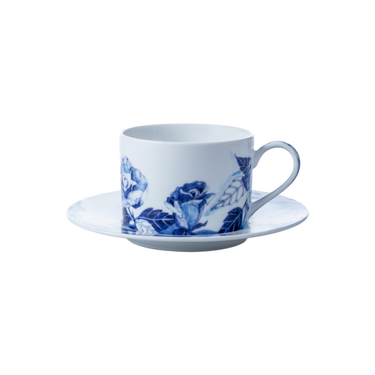 Mayfair Plumage Cup & Saucer, Set of 4