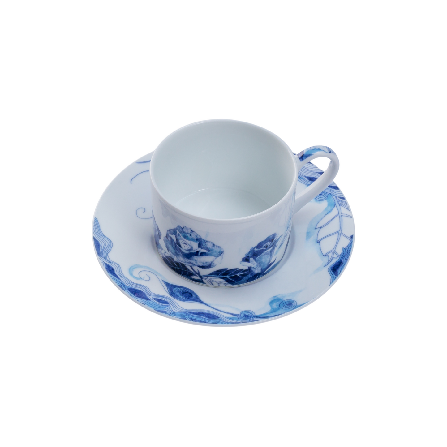 Mayfair Plumage Cup & Saucer, Set of 4