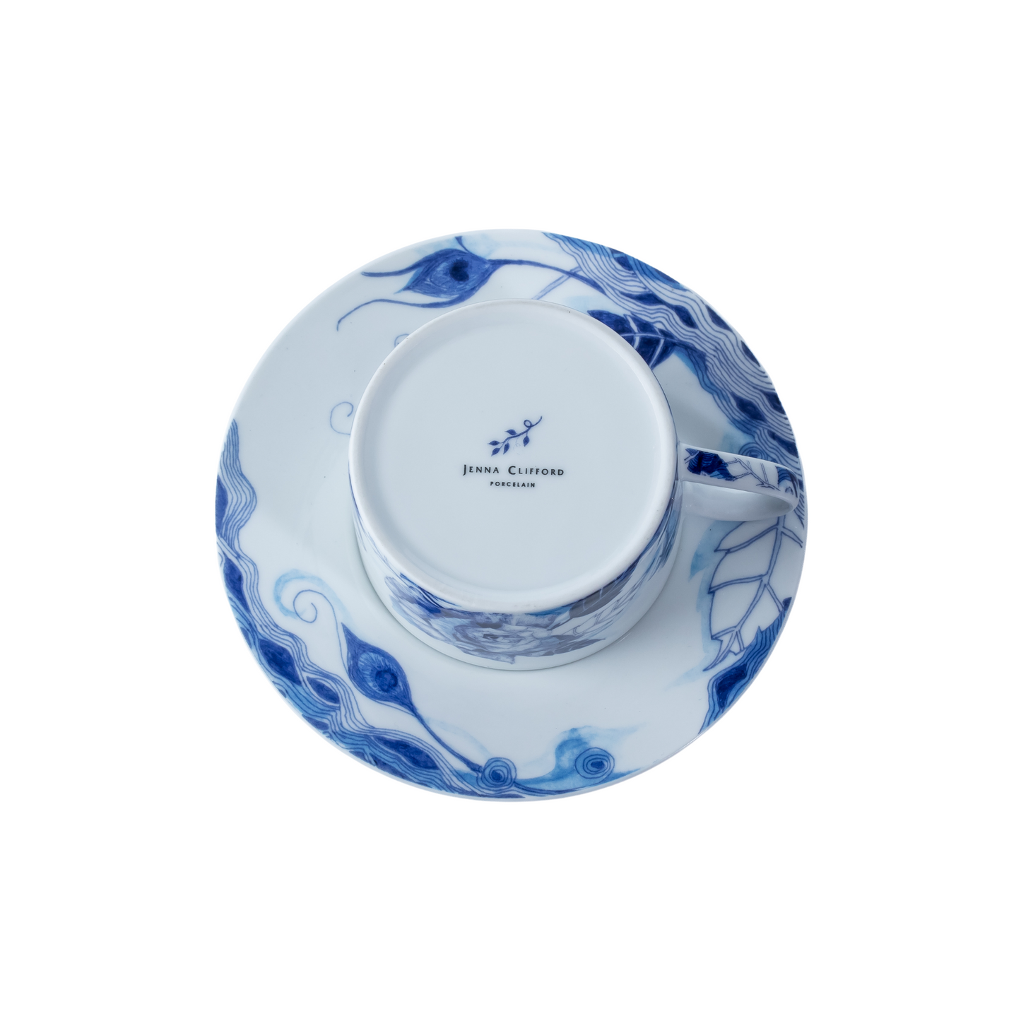 Mayfair Plumage Cup & Saucer, Set of 4