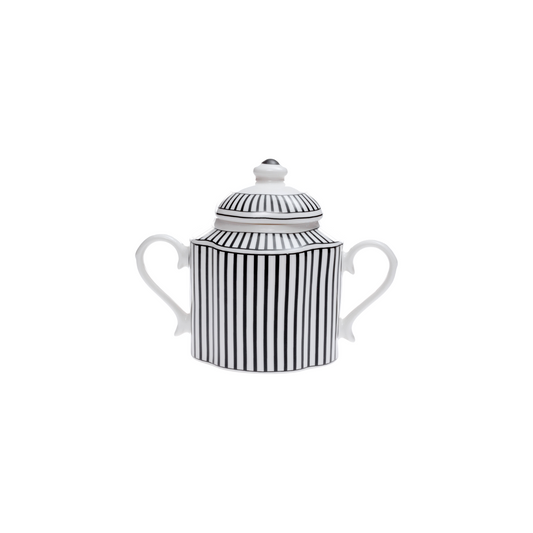 Pemberley Stripe Sugar Pot