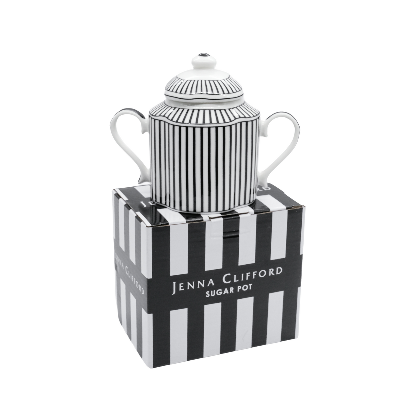 Pemberley Stripe Sugar Pot